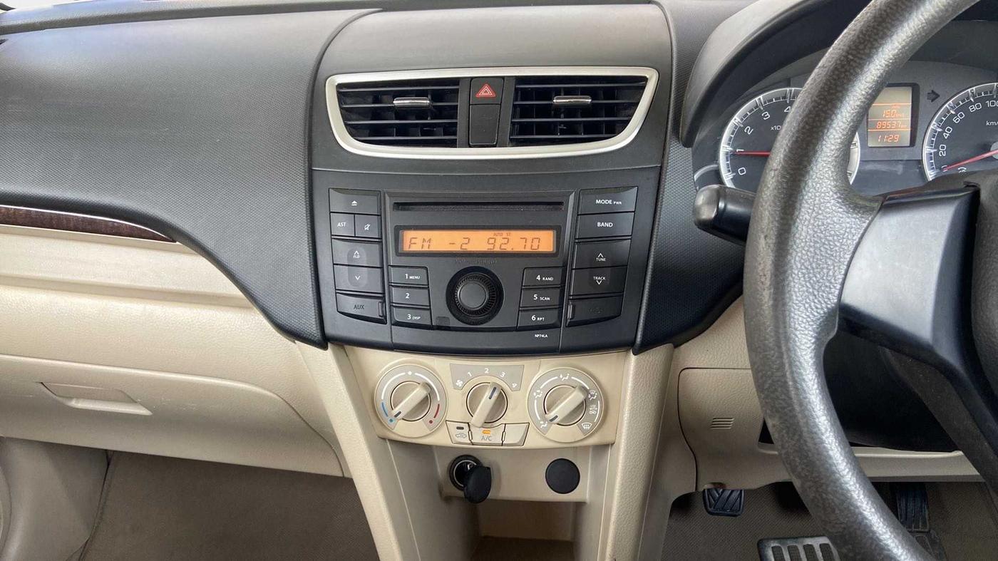 2013 Maruti Swift Dzire VXI, Petrol, Manual, 89,512 km, Air Conditioner