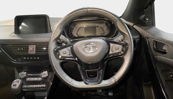 2022 Tata NEXON XZ PLUS (PREMIUM) DARK EDITION PETROL, Petrol, Manual, 27,079 km, Steering Wheel Close Up