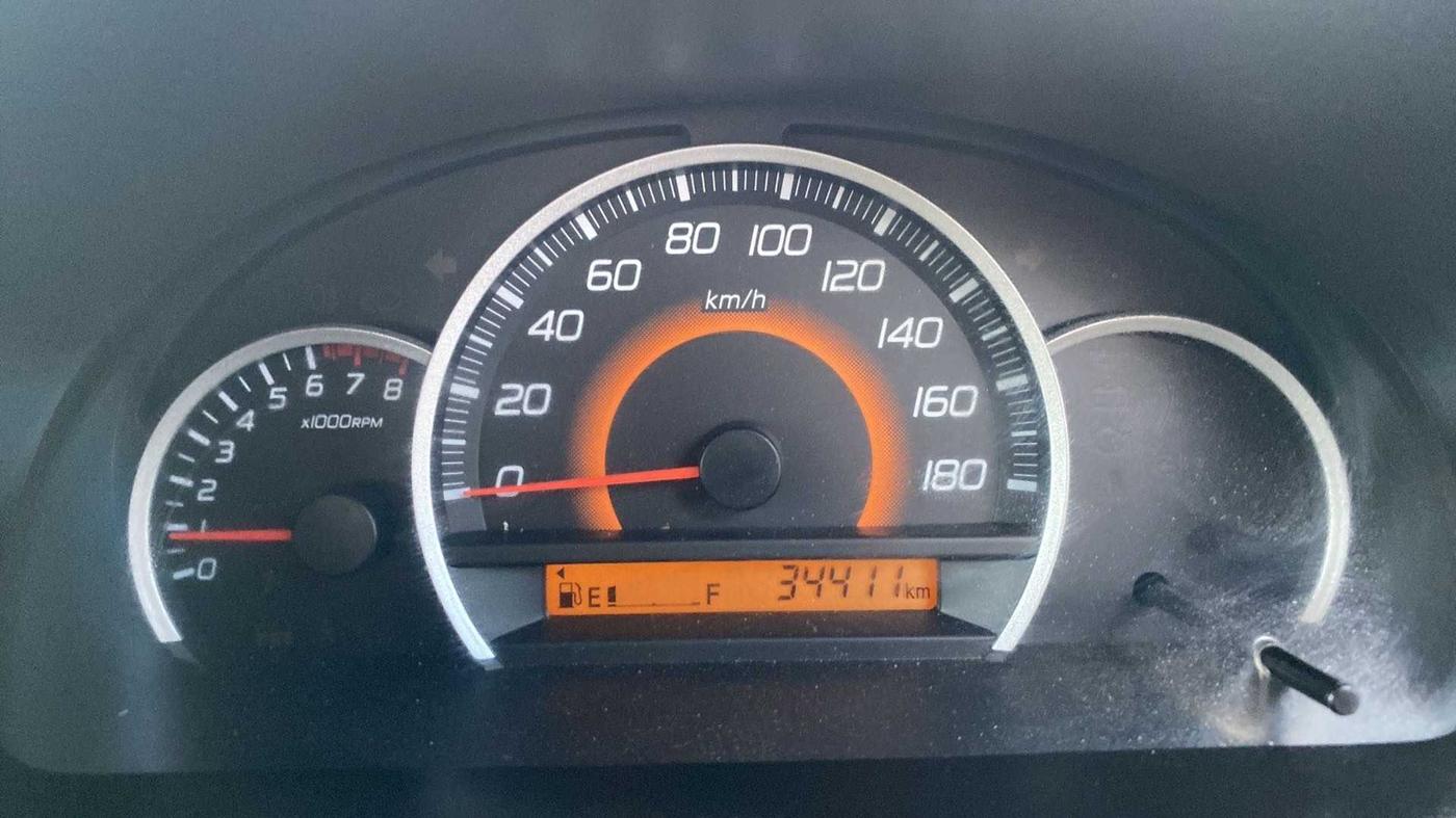 2014 Maruti Wagon R 1.0 VXI, Petrol, Manual, 34,408 km, Odometer Image