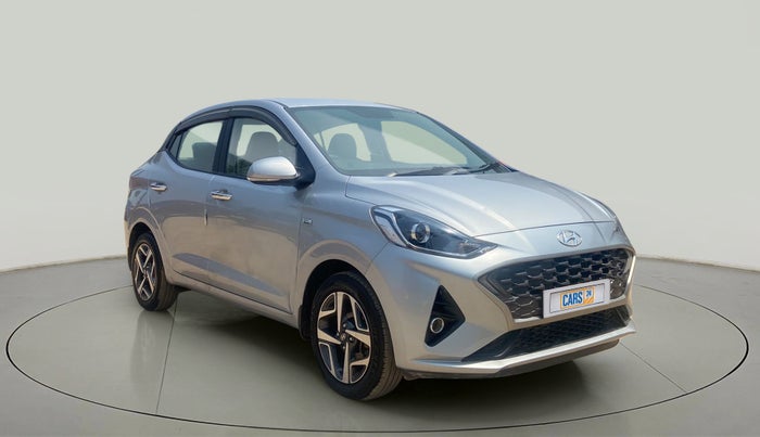2020 Hyundai AURA SX PLUS 1.2 AMT, Petrol, Automatic, 12,465 km, Right Front Diagonal