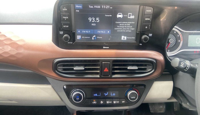 2020 Hyundai AURA SX PLUS 1.2 AMT, Petrol, Automatic, 12,465 km, Air Conditioner