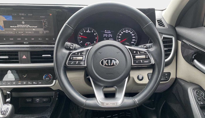 2021 KIA SELTOS HTX 1.5 PETROL, Petrol, Manual, 20,109 km, Steering Wheel Close Up
