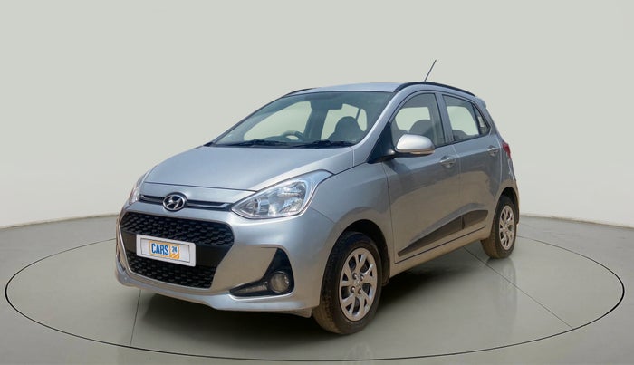 2018 Hyundai Grand i10 SPORTZ 1.2 KAPPA VTVT, Petrol, Manual, 24,118 km, Left Front Diagonal