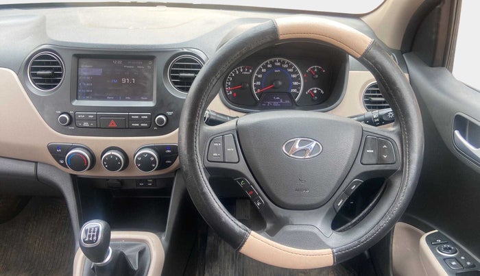 2018 Hyundai Grand i10 SPORTZ 1.2 KAPPA VTVT, Petrol, Manual, 24,118 km, Steering Wheel Close Up