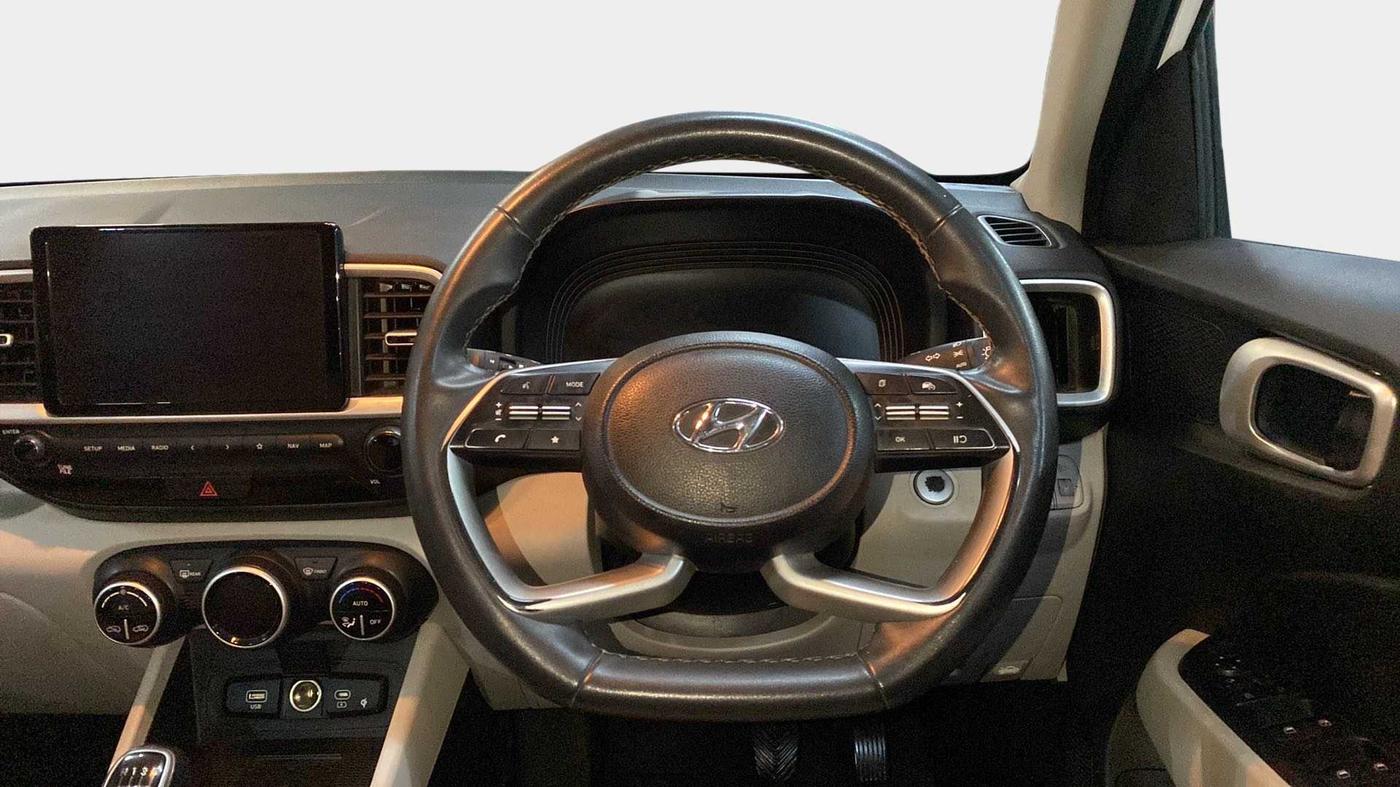 2022 Hyundai VENUE SX 1.0 (O) TURBO IMT, Petrol, Manual, 22,925 km, Steering Wheel Close Up