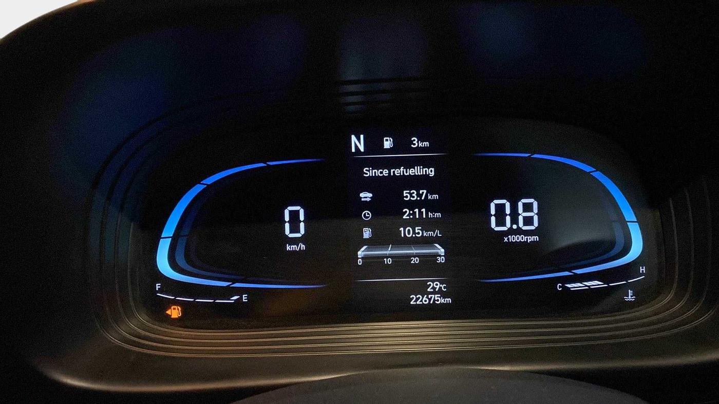 2022 Hyundai VENUE SX 1.0 (O) TURBO IMT, Petrol, Manual, 22,925 km, Odometer Image