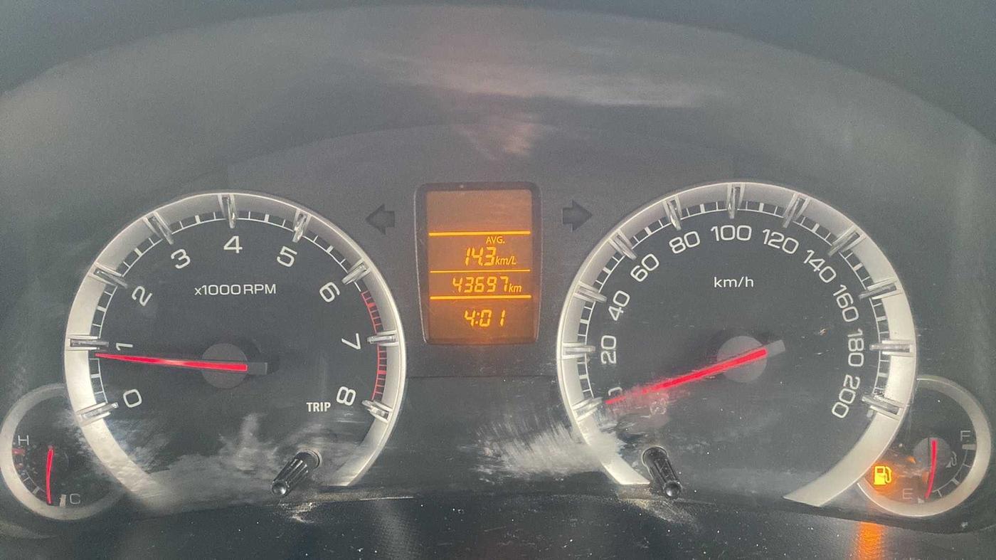 2014 Maruti Swift VXI, Petrol, Manual, 43,694 km, Odometer Image