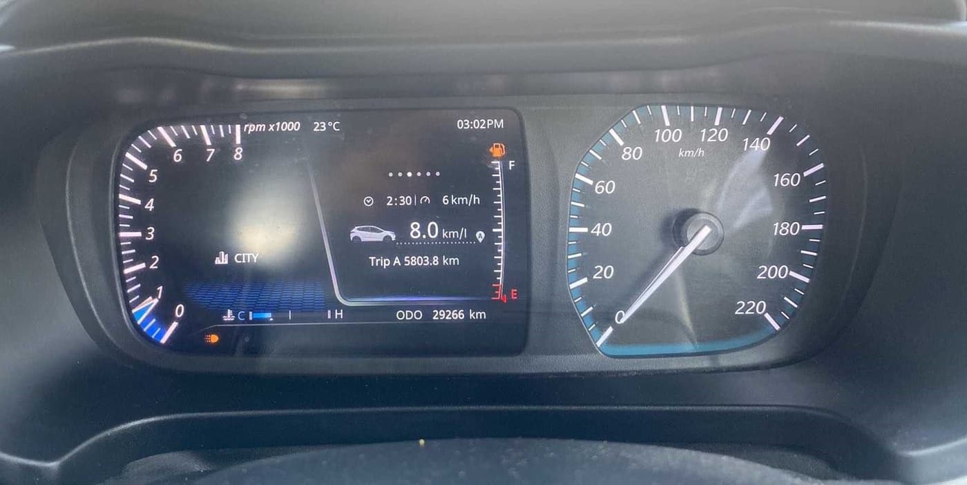 2021 Tata ALTROZ XZ PETROL, Petrol, Manual, 29,255 km, Odometer Image