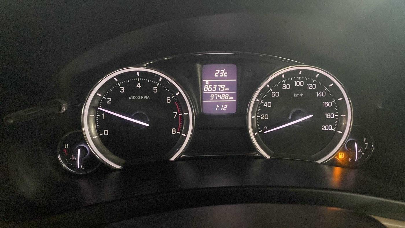 2015 Maruti Ciaz VXI+, Petrol, Manual, 97,316 km, Odometer Image