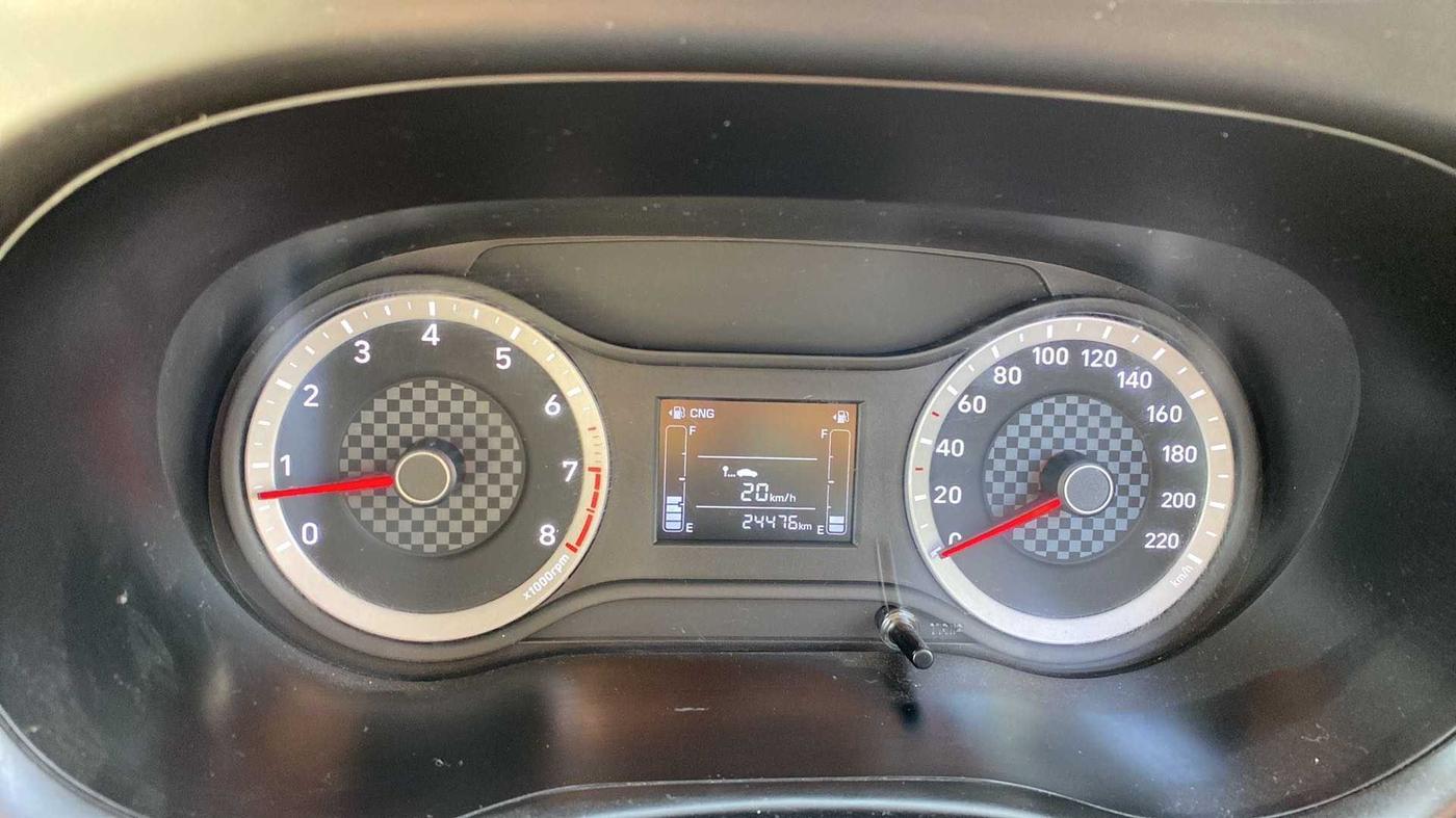2022 Hyundai AURA S 1.2 CNG, CNG, Manual, 24,467 km, Odometer Image