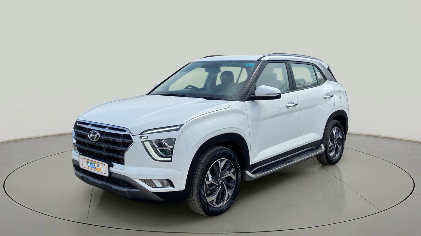 2023 Hyundai Creta SX (O) IVT 1.5 PETROL, Petrol, Automatic, 3,156 km, Left Front Diagonal