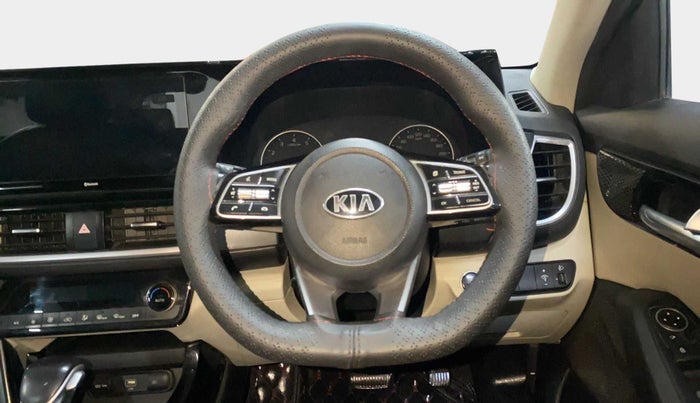 2019 KIA SELTOS HTX 1.5 CVT PETROL, Petrol, Automatic, 71,570 km, Steering Wheel Close Up