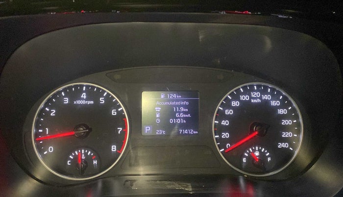 2019 KIA SELTOS HTX 1.5 CVT PETROL, Petrol, Automatic, 71,570 km, Odometer Image