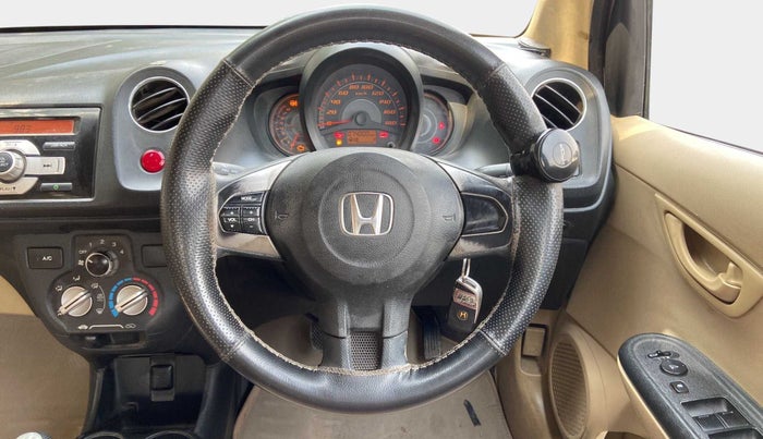 2014 Honda Amaze 1.2L I-VTEC S, Petrol, Manual, 74,112 km, Steering Wheel Close Up