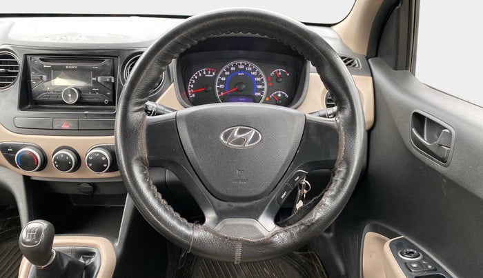 2017 Hyundai Grand i10 MAGNA 1.2 KAPPA VTVT, Petrol, Manual, 28,991 km, Steering Wheel Close Up