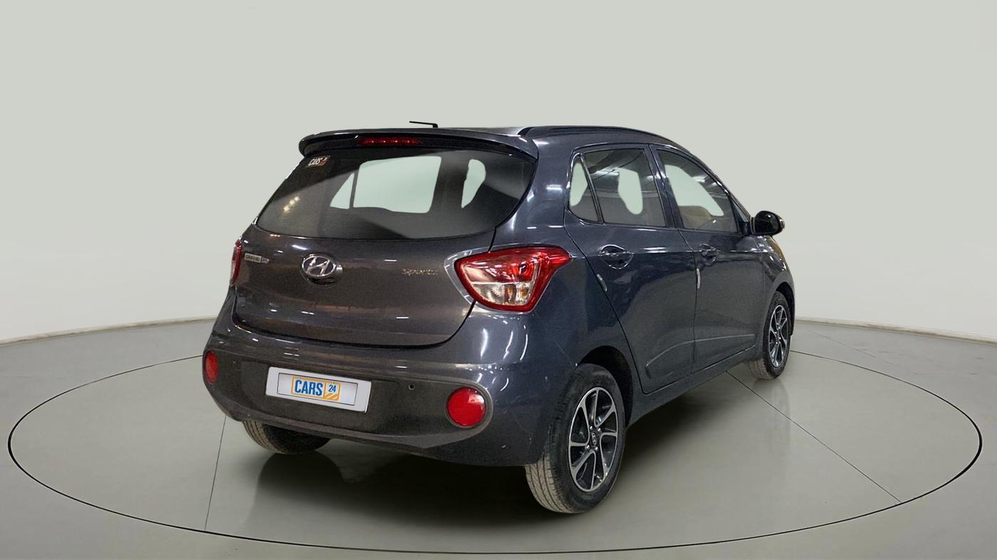 2018 Hyundai Grand i10 SPORTZ AT 1.2 KAPPA VTVT, Petrol, Automatic, 24,398 km, Right Back Diagonal