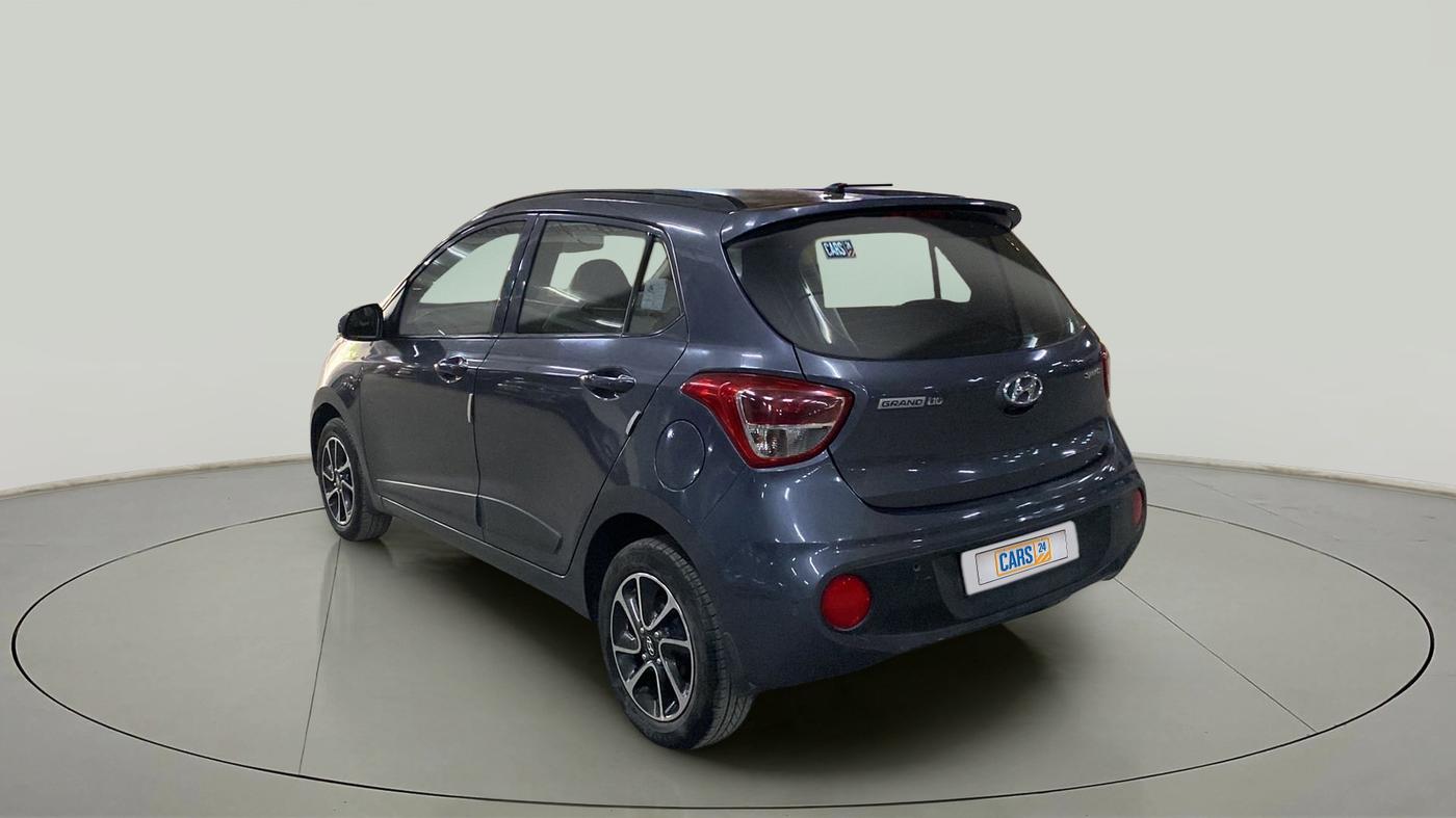 2018 Hyundai Grand i10 SPORTZ AT 1.2 KAPPA VTVT, Petrol, Automatic, 24,398 km, Left Back Diagonal