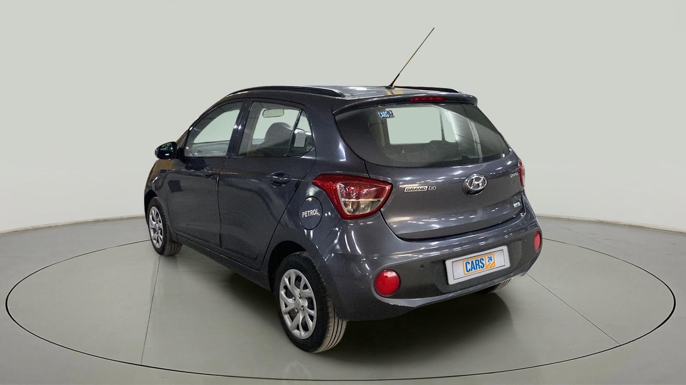 2017 Hyundai Grand i10 SPORTZ (O) 1.2 KAPPA VTVT, Petrol, Manual, 34,757 km, Left Back Diagonal
