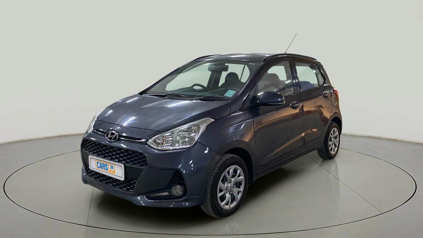 2017 Hyundai Grand i10 SPORTZ (O) 1.2 KAPPA VTVT, Petrol, Manual, 34,757 km, Left Front Diagonal