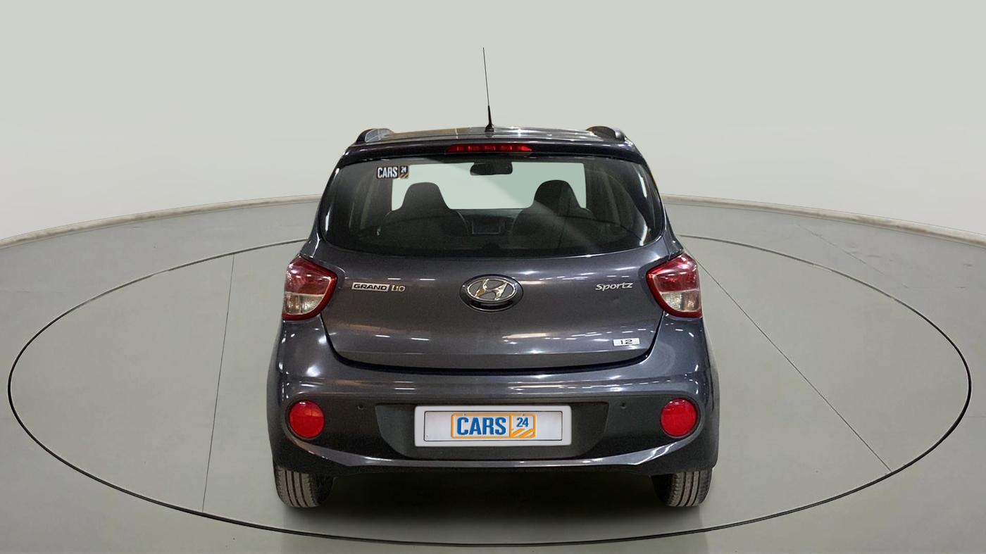 2017 Hyundai Grand i10 SPORTZ (O) 1.2 KAPPA VTVT, Petrol, Manual, 34,757 km, Back/Rear