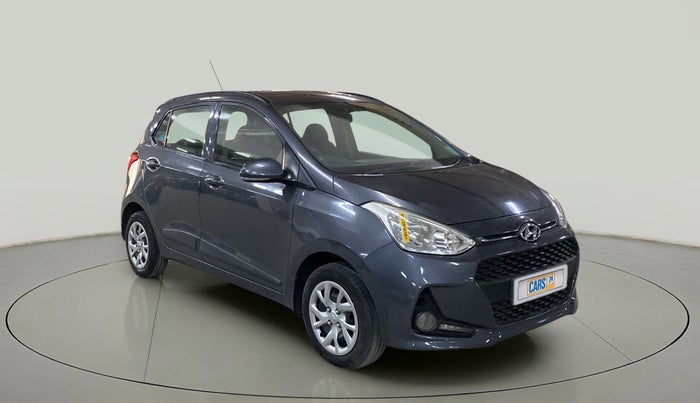 2017 Hyundai Grand i10 SPORTZ (O) 1.2 KAPPA VTVT, Petrol, Manual, 34,757 km, Right Front Diagonal