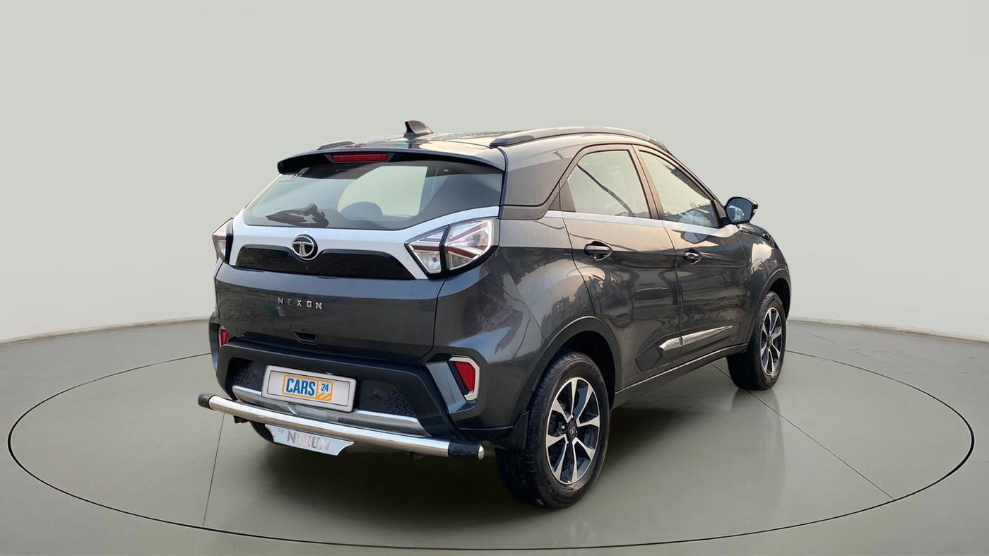 2021 Tata NEXON XZ PLUS PETROL, Petrol, Manual, 12,200 km, Right Back Diagonal