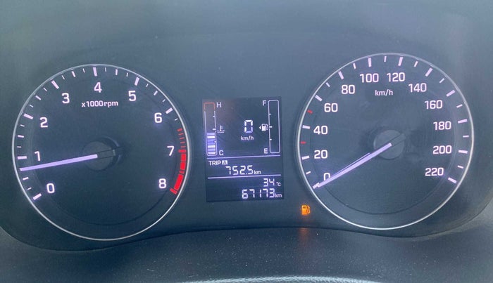 2018 Hyundai Creta E PLUS 1.6 PETROL, Petrol, Manual, 67,271 km, Odometer Image