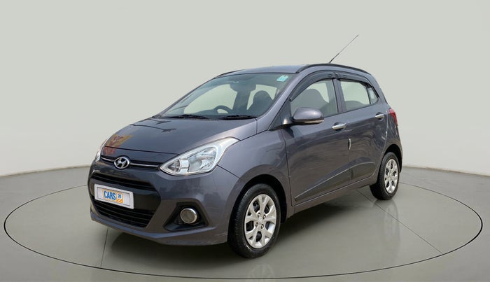 2015 Hyundai Grand i10 SPORTZ 1.2 KAPPA VTVT, Petrol, Manual, 27,991 km, Left Front Diagonal