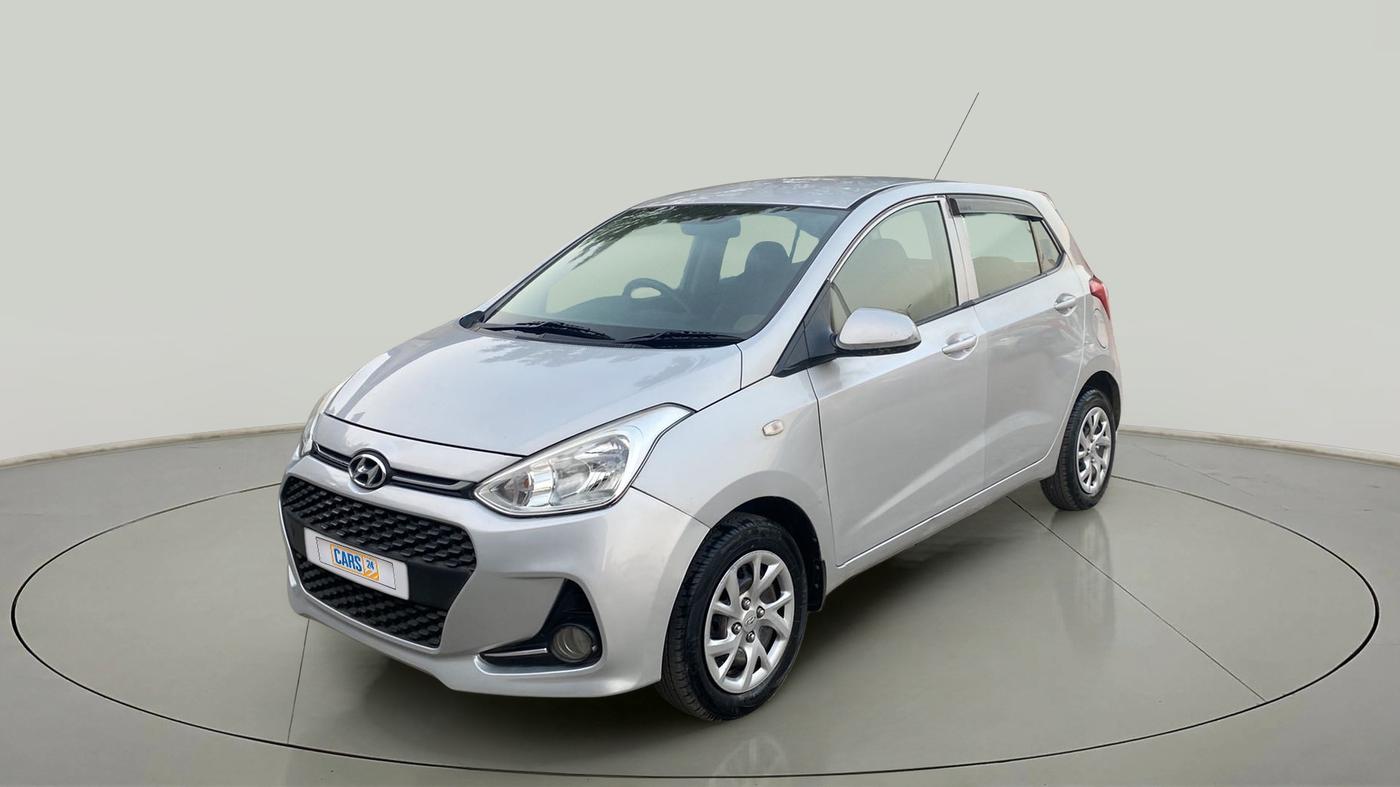 2017 Hyundai Grand i10 SPORTZ 1.2 KAPPA VTVT, Petrol, Manual, 71,626 km, Left Front Diagonal
