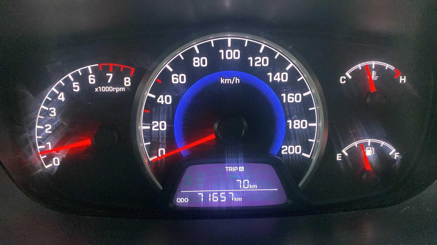 2017 Hyundai Grand i10 SPORTZ 1.2 KAPPA VTVT, Petrol, Manual, 71,626 km, Odometer Image