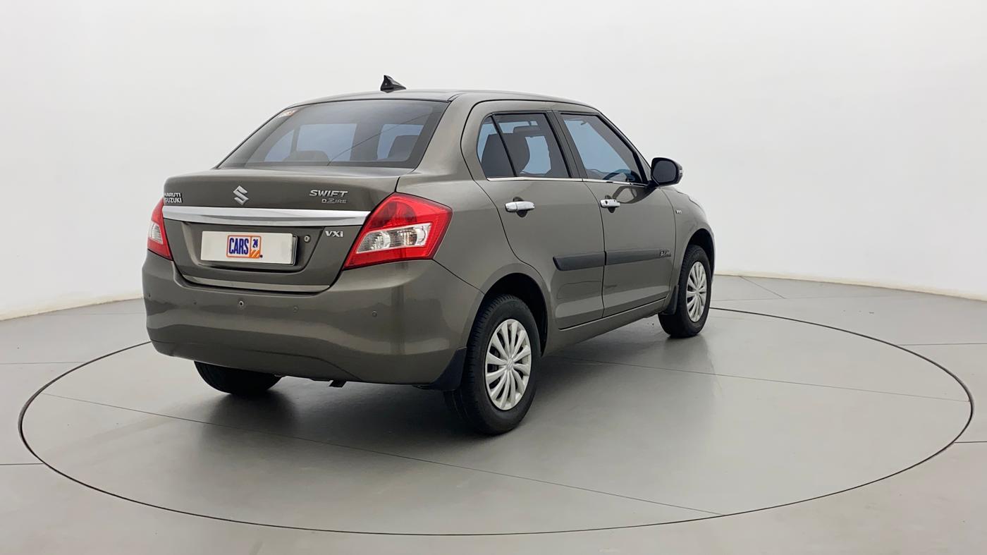 2016 Maruti Swift Dzire VXI (O), Petrol, Manual, 75,372 km, Right Back Diagonal