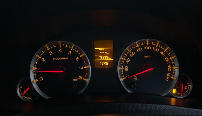 2016 Maruti Swift Dzire VXI (O), Petrol, Manual, 75,372 km, Odometer Image
