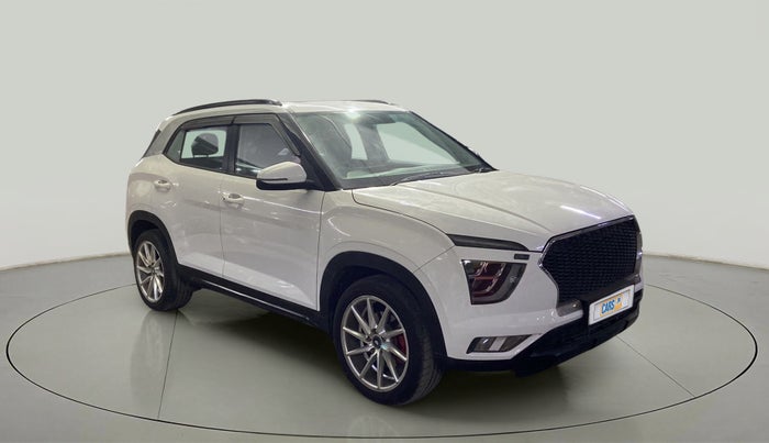 2020 Hyundai Creta SX (O) 1.4 TURBO DCT, Petrol, Automatic, 55,486 km, Right Front Diagonal