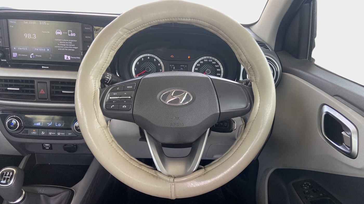 2022 Hyundai GRAND I10 NIOS SPORTZ 1.2 KAPPA VTVT CNG, CNG, Manual, 34,672 km, Steering Wheel Close Up