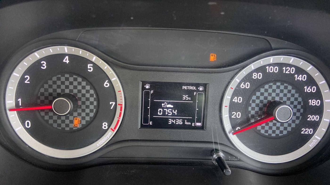 2022 Hyundai GRAND I10 NIOS SPORTZ 1.2 KAPPA VTVT CNG, CNG, Manual, 34,672 km, Odometer Image