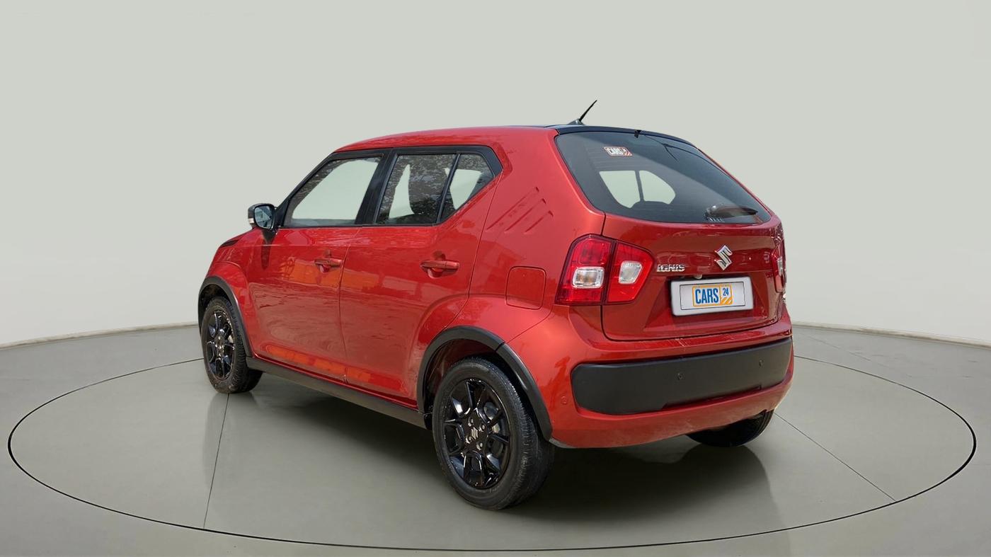 2018 Maruti IGNIS ALPHA 1.2 AMT DUAL TONE, Petrol, Automatic, 74,649 km, Left Back Diagonal