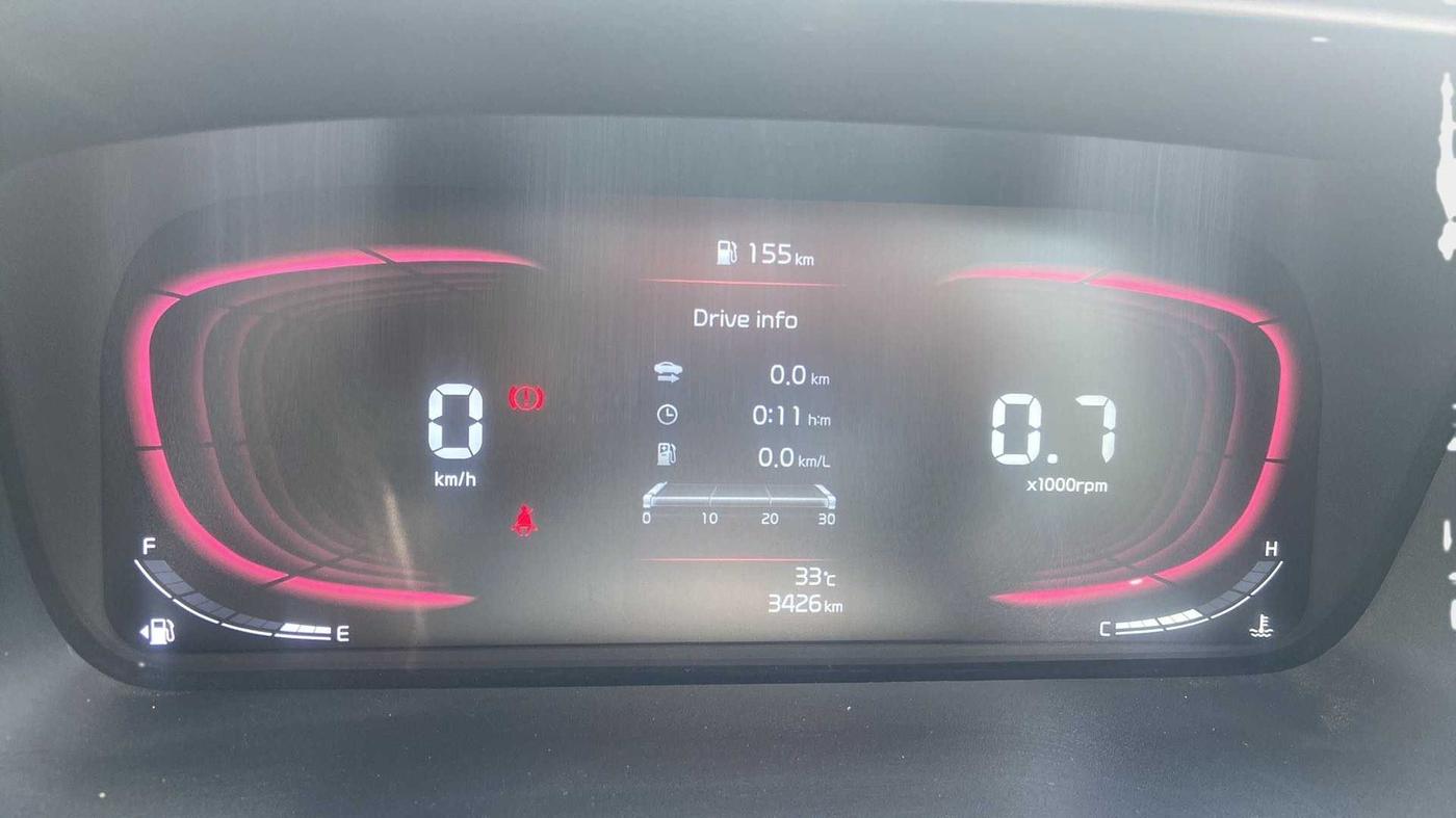 2023 KIA CARENS LUXURY 1.4 PETROL 7 STR, Petrol, Manual, 3,418 km, Odometer Image