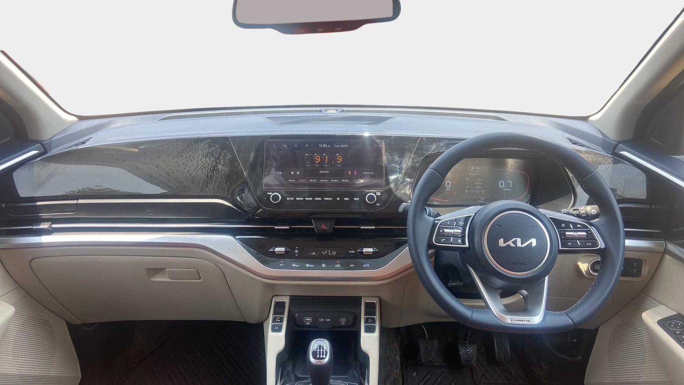 2023 KIA CARENS LUXURY 1.4 PETROL 7 STR, Petrol, Manual, 3,418 km, Dashboard
