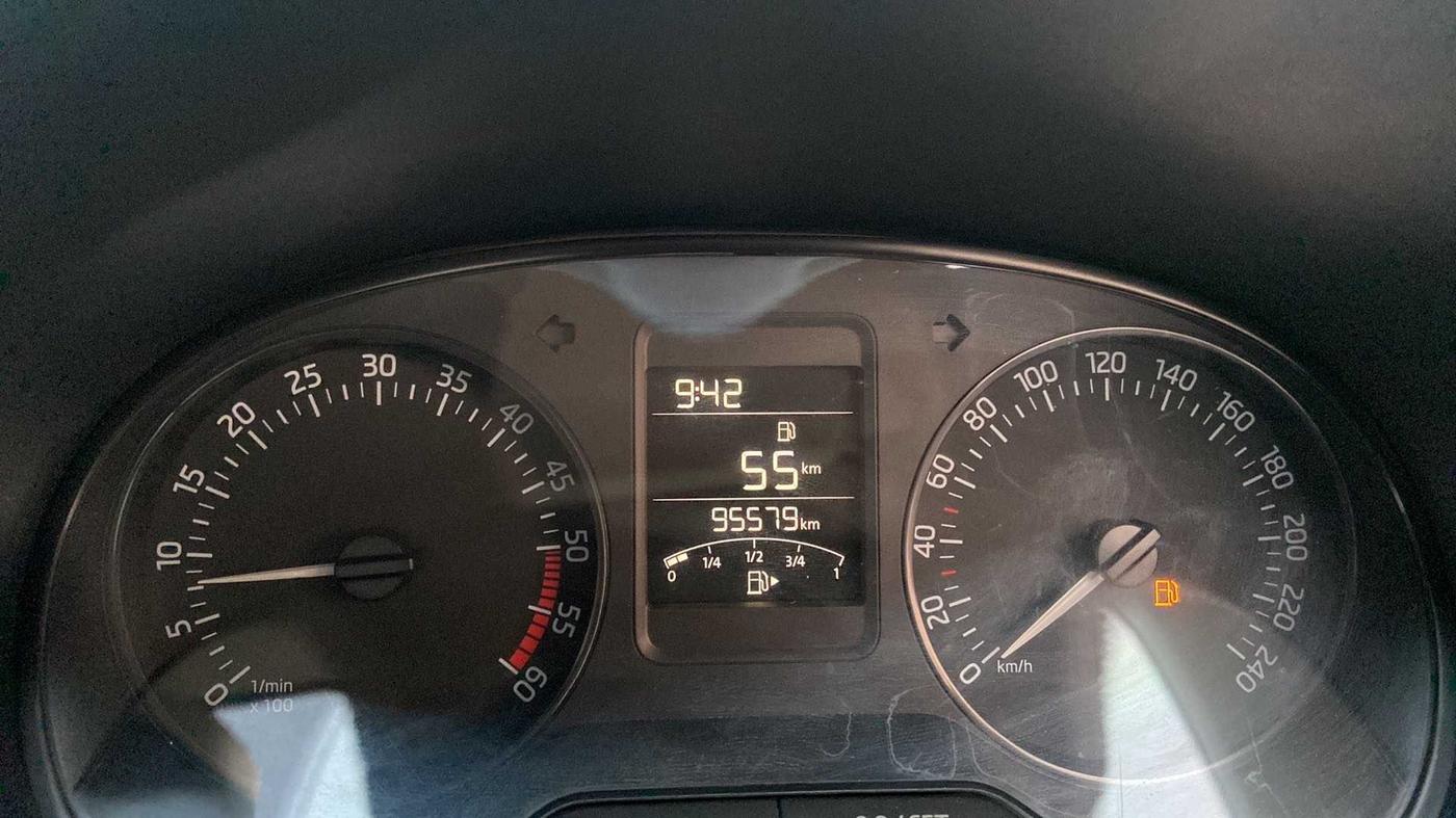 2018 Skoda Rapid STYLE 1.5 TDI, Diesel, Manual, 95,616 km, Odometer Image