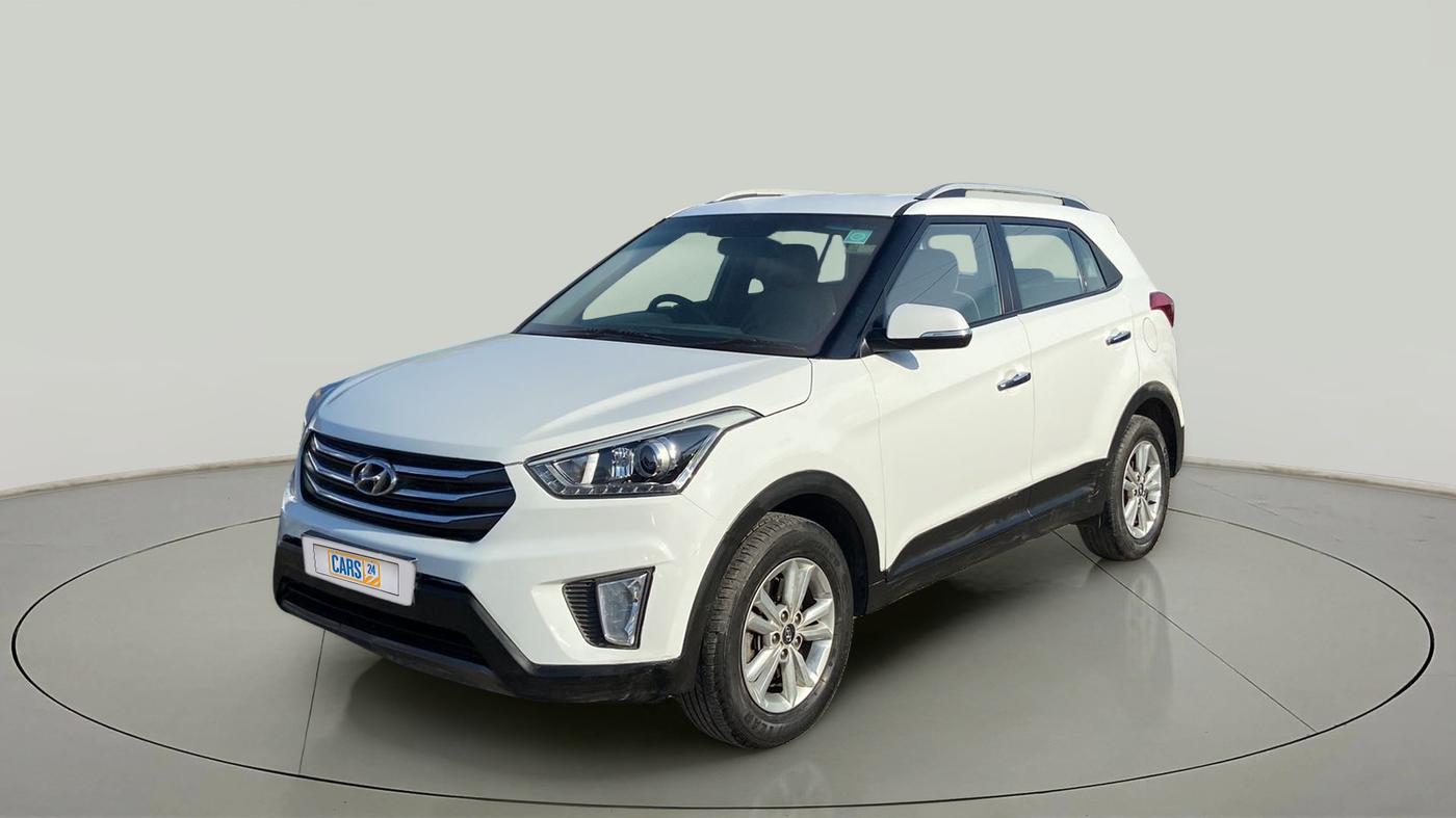 2016 Hyundai Creta SX PLUS 1.6 PETROL, Petrol, Manual, 33,501 km, Left Front Diagonal