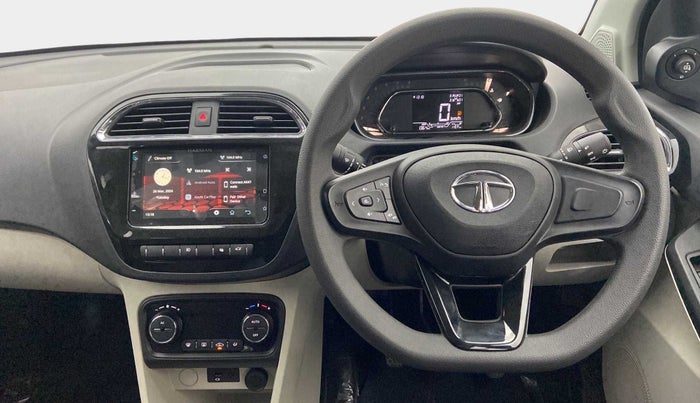 2023 Tata TIGOR XZ PLUS PETROL, Petrol, Manual, 1,356 km, Steering Wheel Close Up