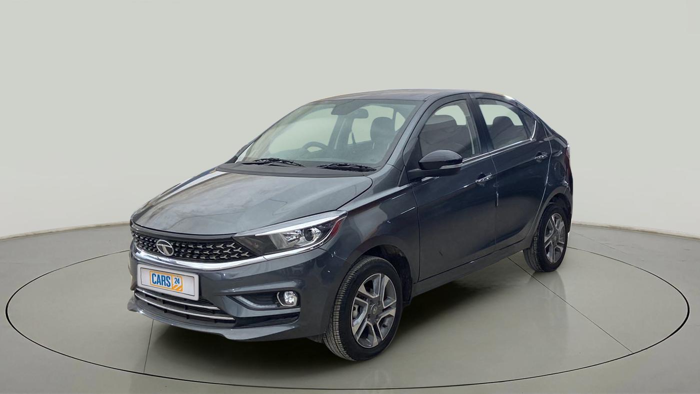 2023 Tata TIGOR XZ PLUS PETROL, Petrol, Manual, 1,356 km, Left Front Diagonal