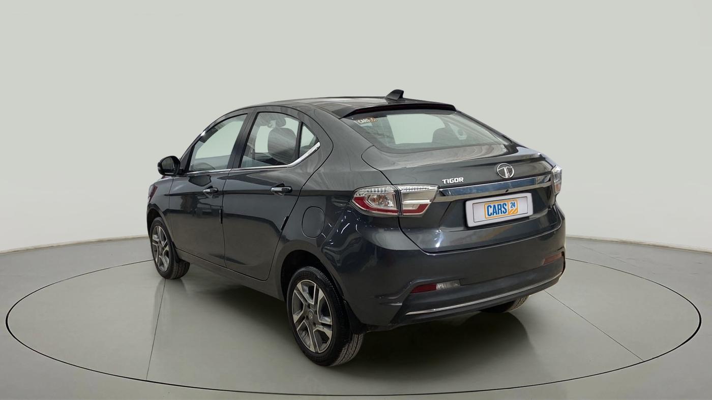 2023 Tata TIGOR XZ PLUS PETROL, Petrol, Manual, 1,356 km, Left Back Diagonal