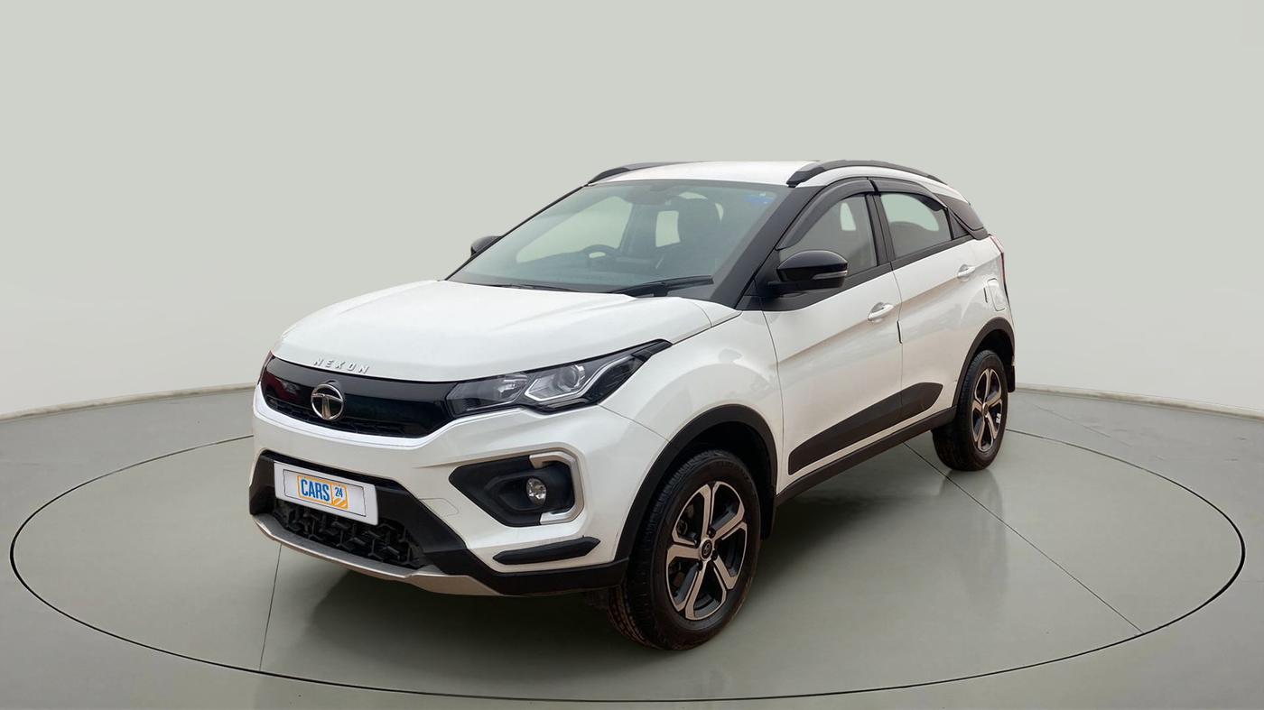 2022 Tata NEXON XZA PLUS PETROL, Petrol, Automatic, 3,605 km, Left Front Diagonal
