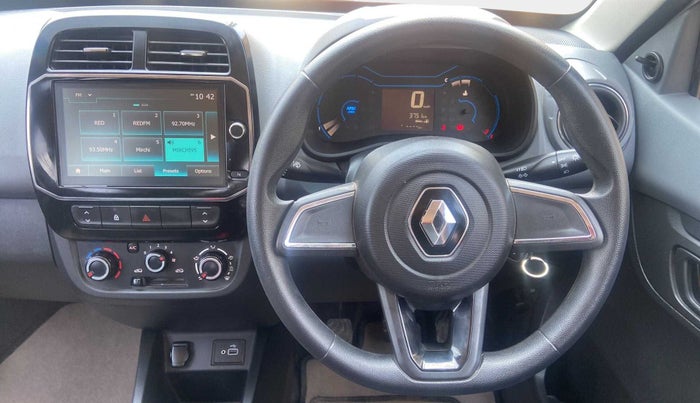 2021 Renault Kwid RXT 1.0 (O), Petrol, Manual, 3,779 km, Steering Wheel Close Up