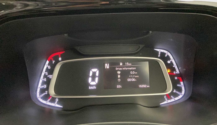 2021 KIA SONET HTX PLUS 1.0 IMT, Petrol, Manual, 16,385 km, Odometer Image