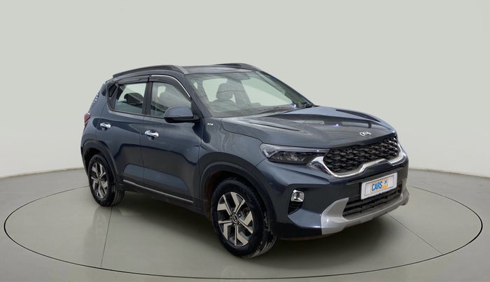 2021 KIA SONET HTX PLUS 1.0 IMT, Petrol, Manual, 16,385 km, Right Front Diagonal