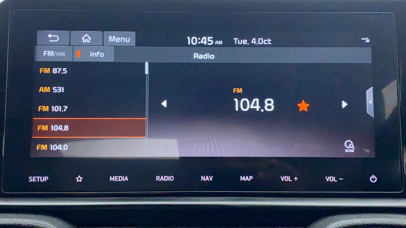 2020 KIA SONET GTX PLUS DCT 1.0, Petrol, Automatic, 7,381 km, Infotainment System