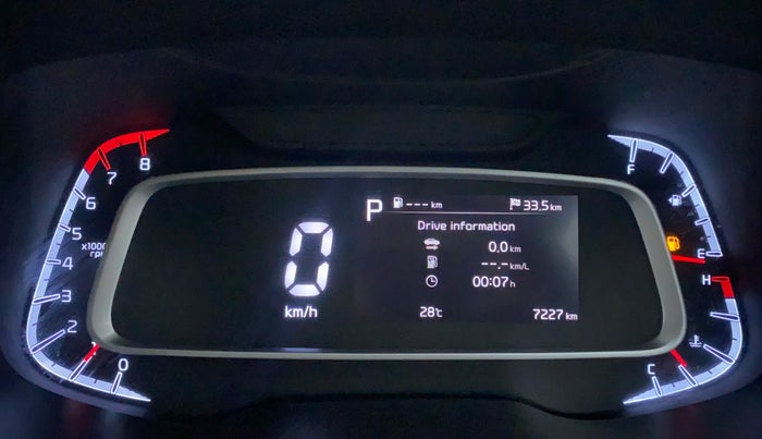 2020 KIA SONET GTX PLUS DCT 1.0, Petrol, Automatic, 7,381 km, Odometer Image