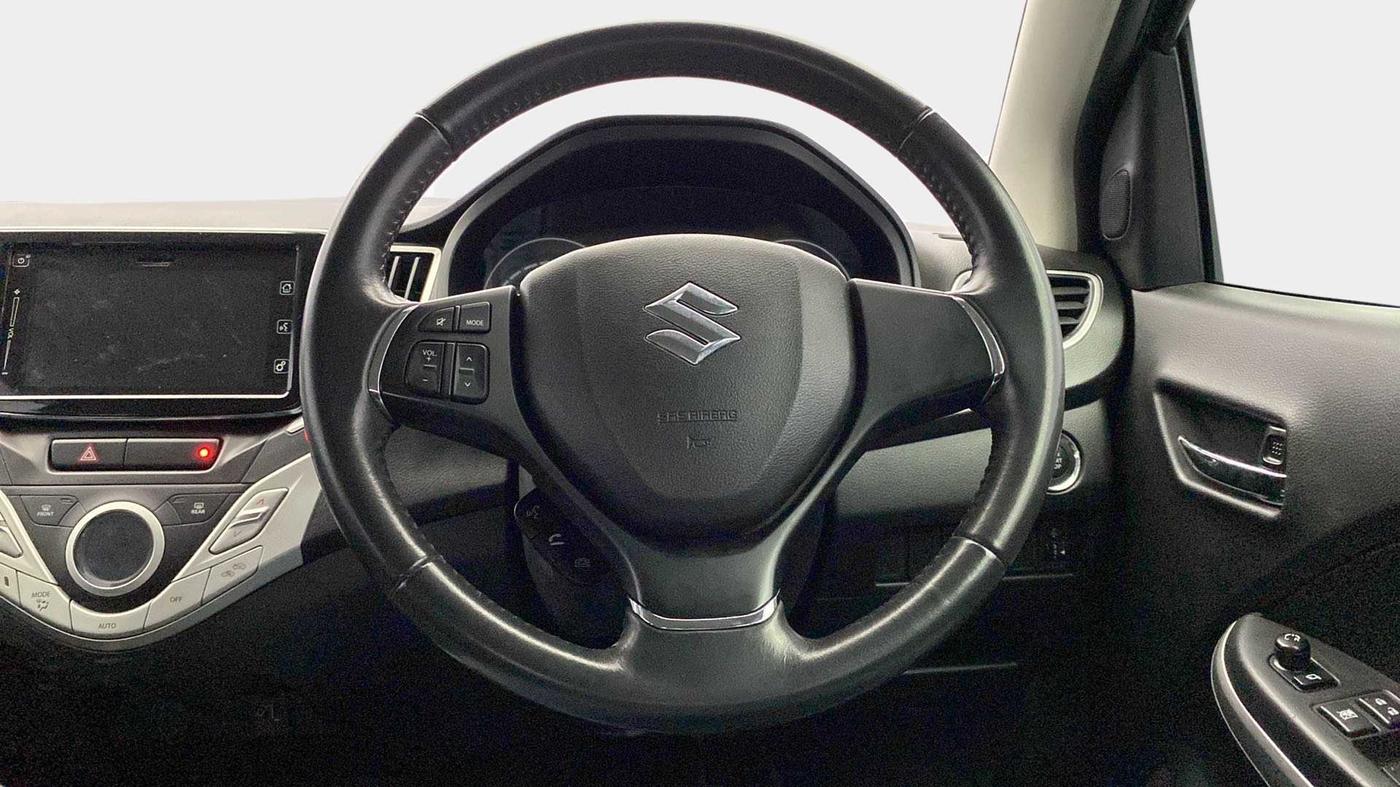 2016 Maruti Baleno ALPHA PETROL 1.2, Petrol, Manual, 20,140 km, Steering Wheel Close Up